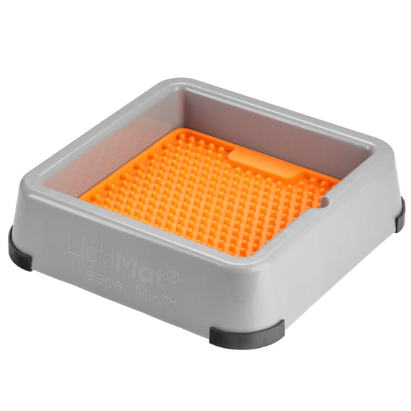 LickiMat Keeper Mini – Secure Non-Slip Tray Compatible with Classic Mini and Tuff Mini Mats