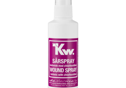KW Wound Spray 100ml – Isotonic Liquid with Chlorhexidine, Gentle Cleansing for Minor Cuts