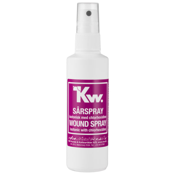 KW Wound Spray 100ml – Isotonic Liquid with Chlorhexidine, Gentle Cleansing for Minor Cuts