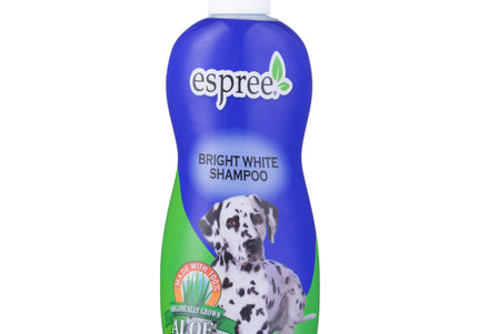 Espree Bright White Shampoo 355ml – Concentrated Formula Enhances White and Light Coats