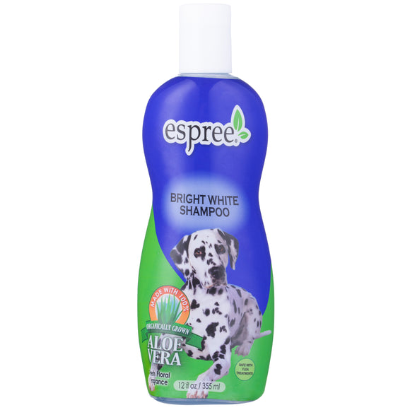 Espree Bright White Shampoo 355ml – Concentrated Formula Enhances White and Light Coats