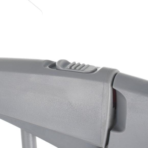 Flamingo Salus Metal Dog Gate – Sturdy Grey Barrier with Secure Locking Mechanism