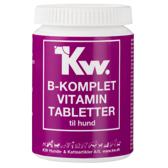 KW B-Komplet Vitamin Tablets – Complete B Vitamin Complex, 100 Count, Easy-Feed Formula