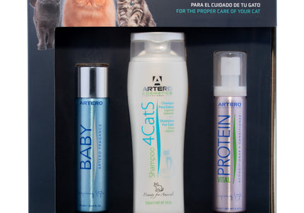 Artero Cat Cosmetic Pack – Complete Grooming Set with Gentle Formulas and Nourishing Care