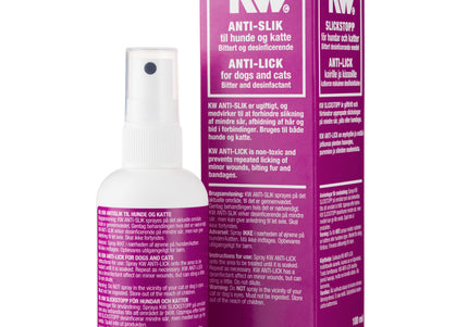 KW Anti Lick Spray 100ml – Fast-Acting Bitter Formula, Helps Discourage Licking Behavior