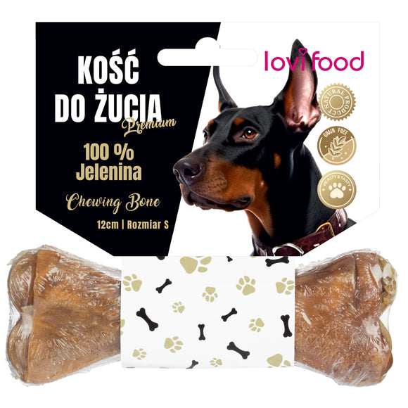 Lovi Food Premium Chewing Bone S – Small Size Natural Treats, 2 Piece Set