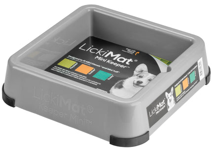 LickiMat Keeper Mini – Secure Non-Slip Tray Compatible with Classic Mini and Tuff Mini Mats