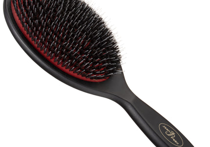 Jean Peau Professional Nylon Brush – Large High-Quality Natural Bristle and Nylon Grooming Tool