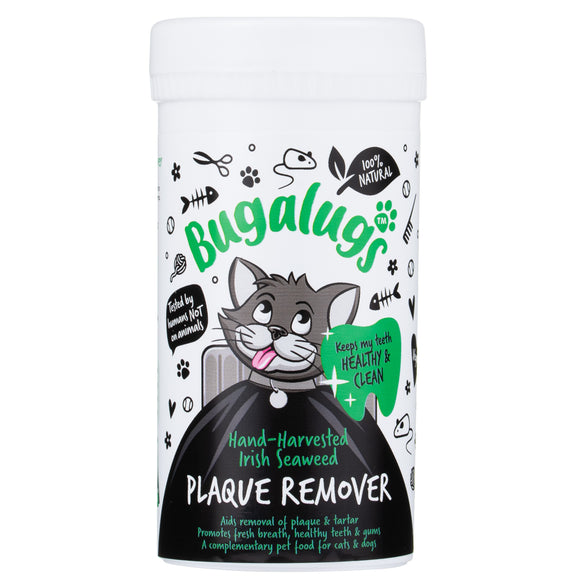 Bugalugs Cat Plaque Remover 70g – Algae-Based Dental Powder, Supports Healthy Teeth and Gums
