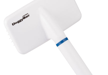 DoggyMan Medium Slicker Brush – Gentle Detangling Tool with Ergonomic Handle for All Coat Types