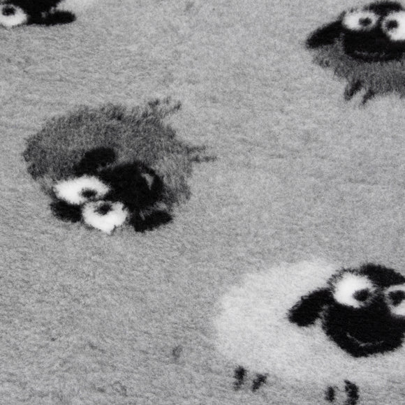 Blovi DryBed A+ Anti-Slip Grooming Bed – Gray Sheep Pattern, 200x150cm, Premium Comfort