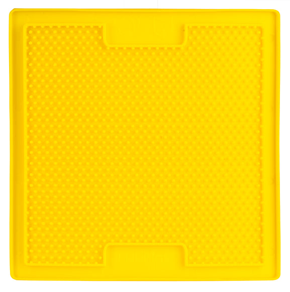 LickiMat Classic Soother Cat Licking Mat – Soft Textured Silicone, Purple, Calming Design