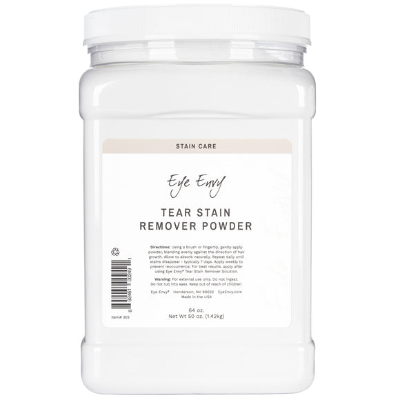 Eye Envy Tear Stain Remover Powder – Gentle Stain-Removing Formula, 1.42kg, Brightening Effect