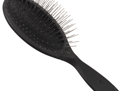 Groom Professional Luxury Pin Brush – Oval Design with 3cm Metal Pins, Gentle Detangling