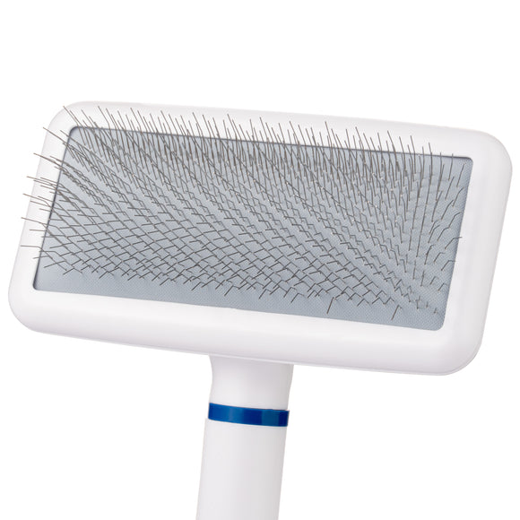 DoggyMan Medium Slicker Brush – Gentle Detangling Tool with Ergonomic Handle for All Coat Types