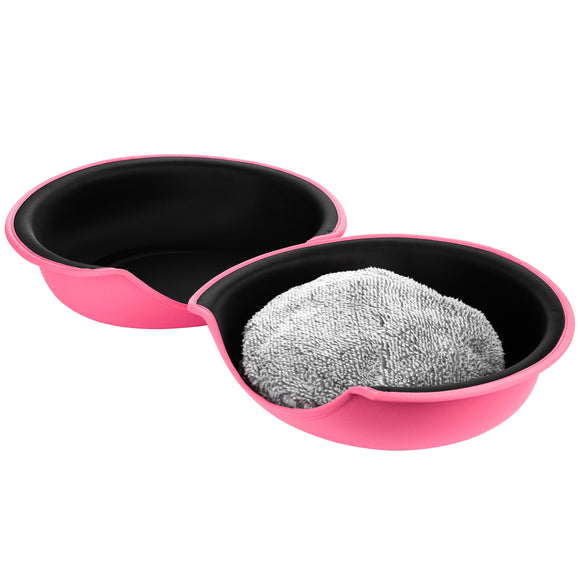 Record Macaron XXS Cat Bed – Cozy Pink Macaroon-Shaped Cushion, 44x44x25cm