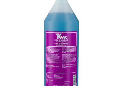 KW Lux Shampoo – Universal Concentrate Formula, 1:3 Dilution, 1L Bottle, Gentle Cleansing