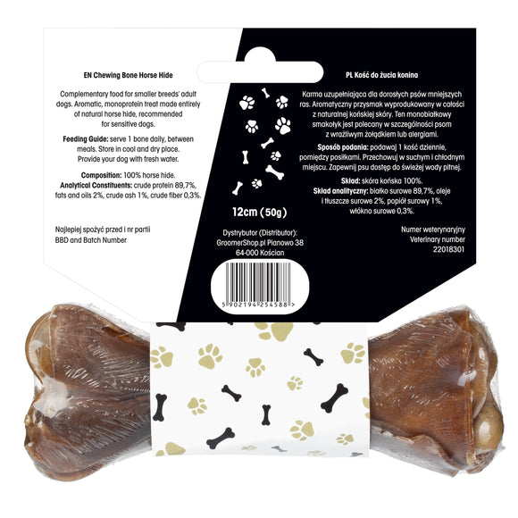 Lovi Food Premium Chewing Bone Horse Hide S – Natural 100% Horse Meat, Long-Lasting Treat