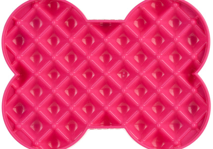 LickiMat Slodog Small Slow Eating Bowl – Black Non-Slip Licking Tray, Promotes Healthy Feeding