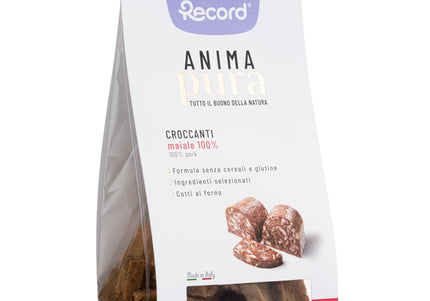 Record Anima Pura Pork Treats 75g – Single-Ingredient, Healthy Snack, 100% Pork