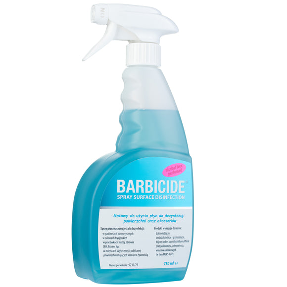 Barbicide Disinfectant Liquid – Scented Surface Cleaner, Fast-Acting Formula, 750ml