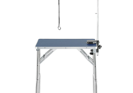 Blovi Small Trimming Table 70x48cm – Black, Stable Surface with Extension Arm