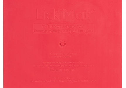 LickiMat Catser Slow-Down Cat Eating Mat with Built-in Bowl, Non-Slip Orange Design