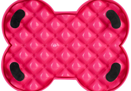 LickiMat Slodog Small Slow Eating Bowl – Black Non-Slip Licking Tray, Promotes Healthy Feeding