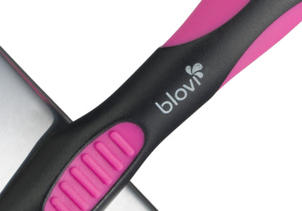 Blovi Hard Russian Terrier Slicker Brush – Long Pin Grooming Tool with Sturdy Russian Currycomb Design