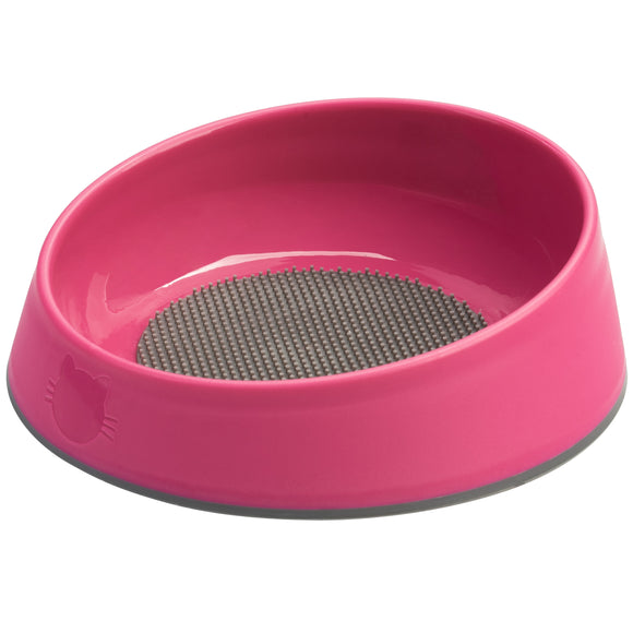 Oh Bowl Cat 250ml – Blue Oral Hygiene Cat Bowl with Textured Cleaning Surface