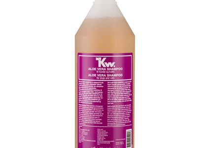 KW Aloe Vera Shampoo Concentrate 1L – Gentle Moisturizing Formula, Dilutes 1:3