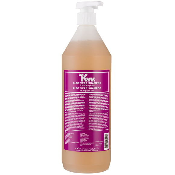 KW Aloe Vera Shampoo Concentrate 1L – Gentle Moisturizing Formula, Dilutes 1:3