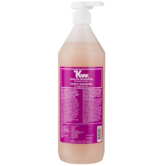 KW Puppy Shampoo Concentrate 1L – Gentle Formula for Puppies and Kittens, Dilutes 1:3