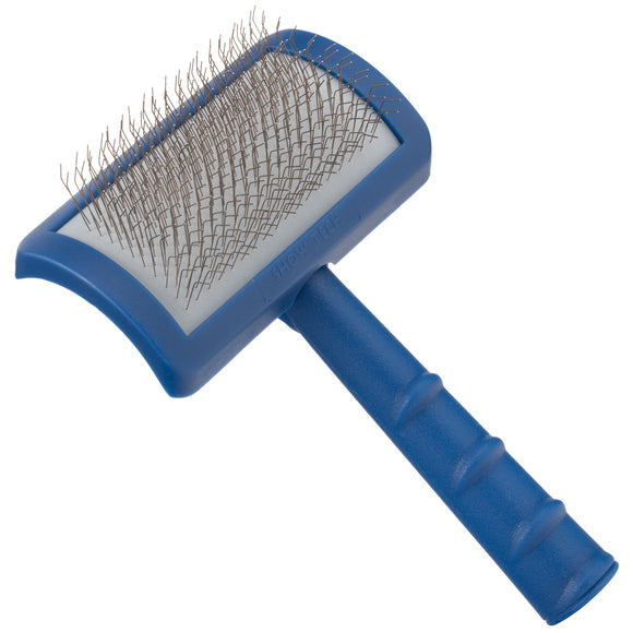 Show Tech Tuffer Long-Needle Poodle Brush – Soft Bristles, Gentle Detangling Tool