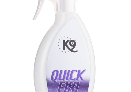 K9 Quick Fix Stain Remover Dry Shampoo – 500ml, Brightening Formula for White and Light Coats