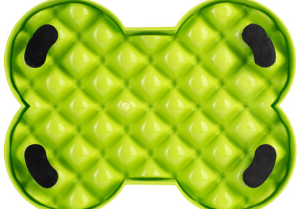 LickiMat Slodog Small Slow Eating Bowl – Black Non-Slip Licking Tray, Promotes Healthy Feeding