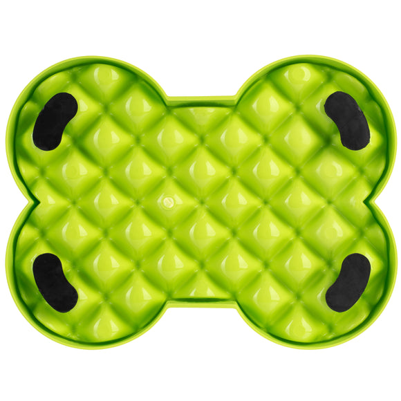 LickiMat Slodog Small Slow Eating Bowl – Black Non-Slip Licking Tray, Promotes Healthy Feeding