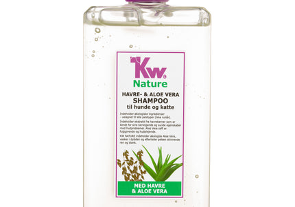 KW Nature Oat & Aloe Vera Shampoo – Soothing Concentrated Formula, 1:3 Dilution, 500ml Bottle
