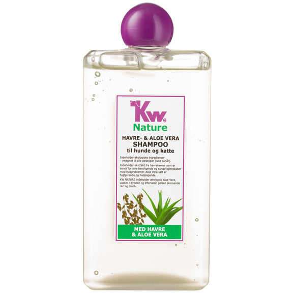 KW Nature Oat & Aloe Vera Shampoo – Soothing Concentrated Formula, 1:3 Dilution, 500ml Bottle