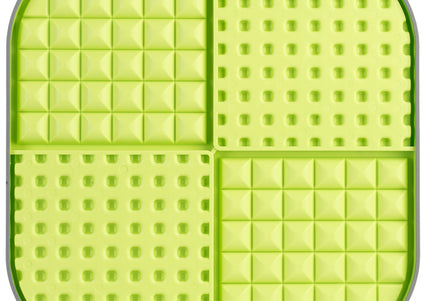 LickiMat Slomo XL Black Licking Mat – Hard Textured Design, Engaging Slow Feeder for Medium and Large Breeds