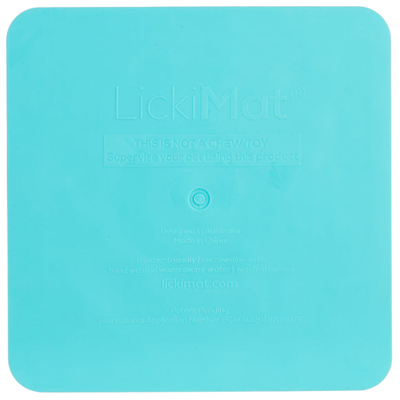 LickiMat Catser Slow-Down Cat Eating Mat with Built-in Bowl, Non-Slip Orange Design