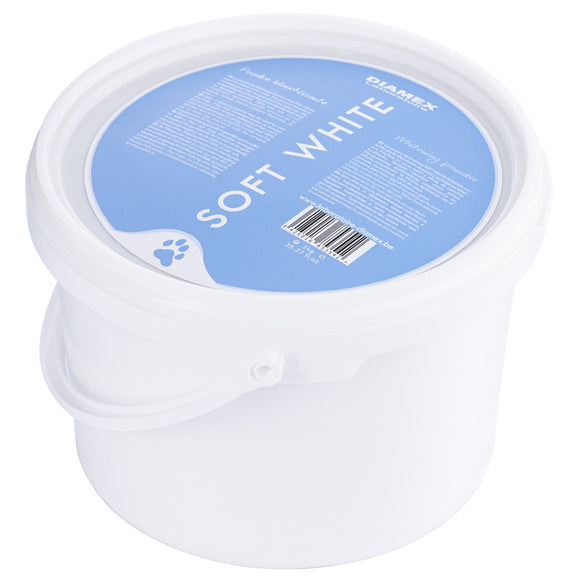 Diamex Soft White Grooming Powder – Refreshing Formula Eliminates Yellow Discoloration, 1kg