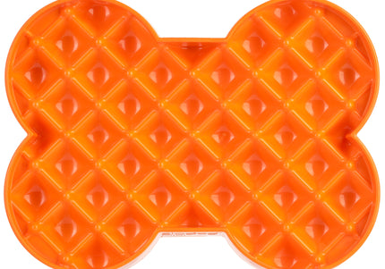 LickiMat Slodog Small Slow Eating Bowl – Black Non-Slip Licking Tray, Promotes Healthy Feeding