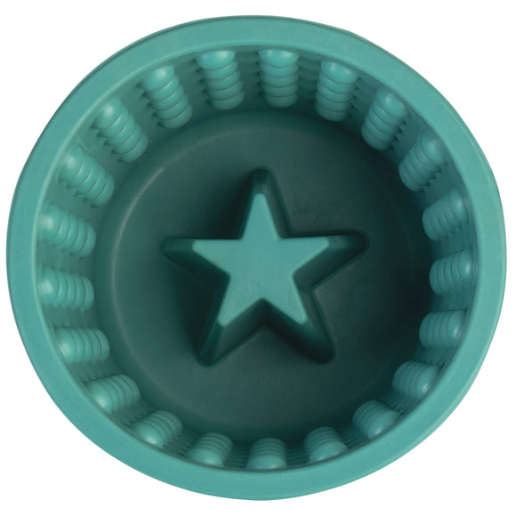 LickiMat Yoggie Pot Licking Cup – Orange Textured Enrichment Toy with Studs, Durable Design