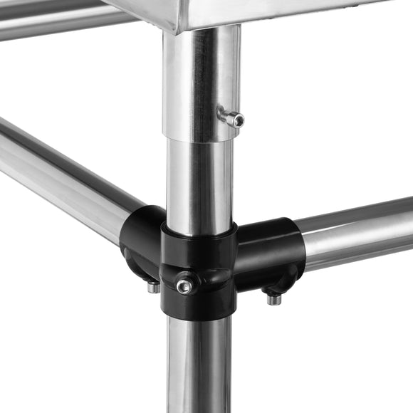 Blovi Free Standing Stainless Bath – Steel Grooming Tub, Compact Size, Durable Construction