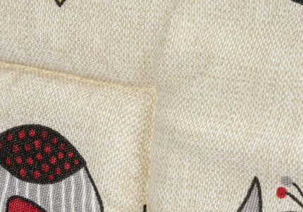 Record Gufetto Igloo Pet Bed – Cozy Owl Pattern Hideaway, 43x43x40cm, No Cushion Included