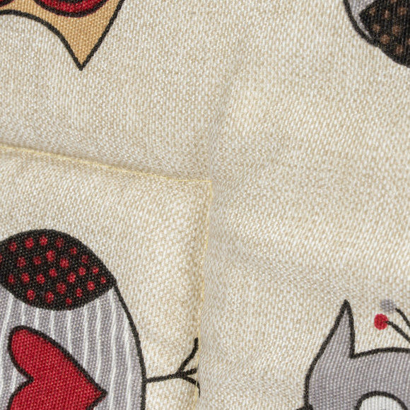 Record Gufetto Igloo Pet Bed – Cozy Owl Pattern Hideaway, 43x43x40cm, No Cushion Included