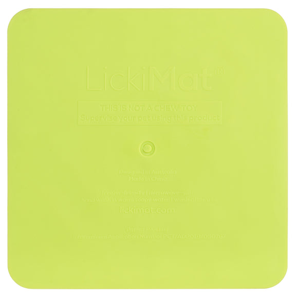 LickiMat Catser Slow-Down Cat Eating Mat with Built-in Bowl, Non-Slip Orange Design