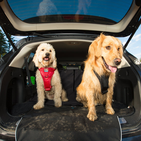 Kurgo Cargo Cape Trunk Mat – Waterproof Gray Liner with Non-Slip Backing, Durable Protection