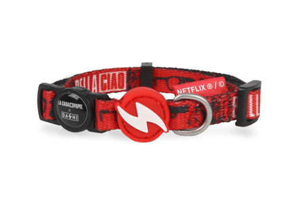 Dashi La Casa De Papel Bella Ciao Cat Collar – Red, Money Heist Theme, Adjustable Design